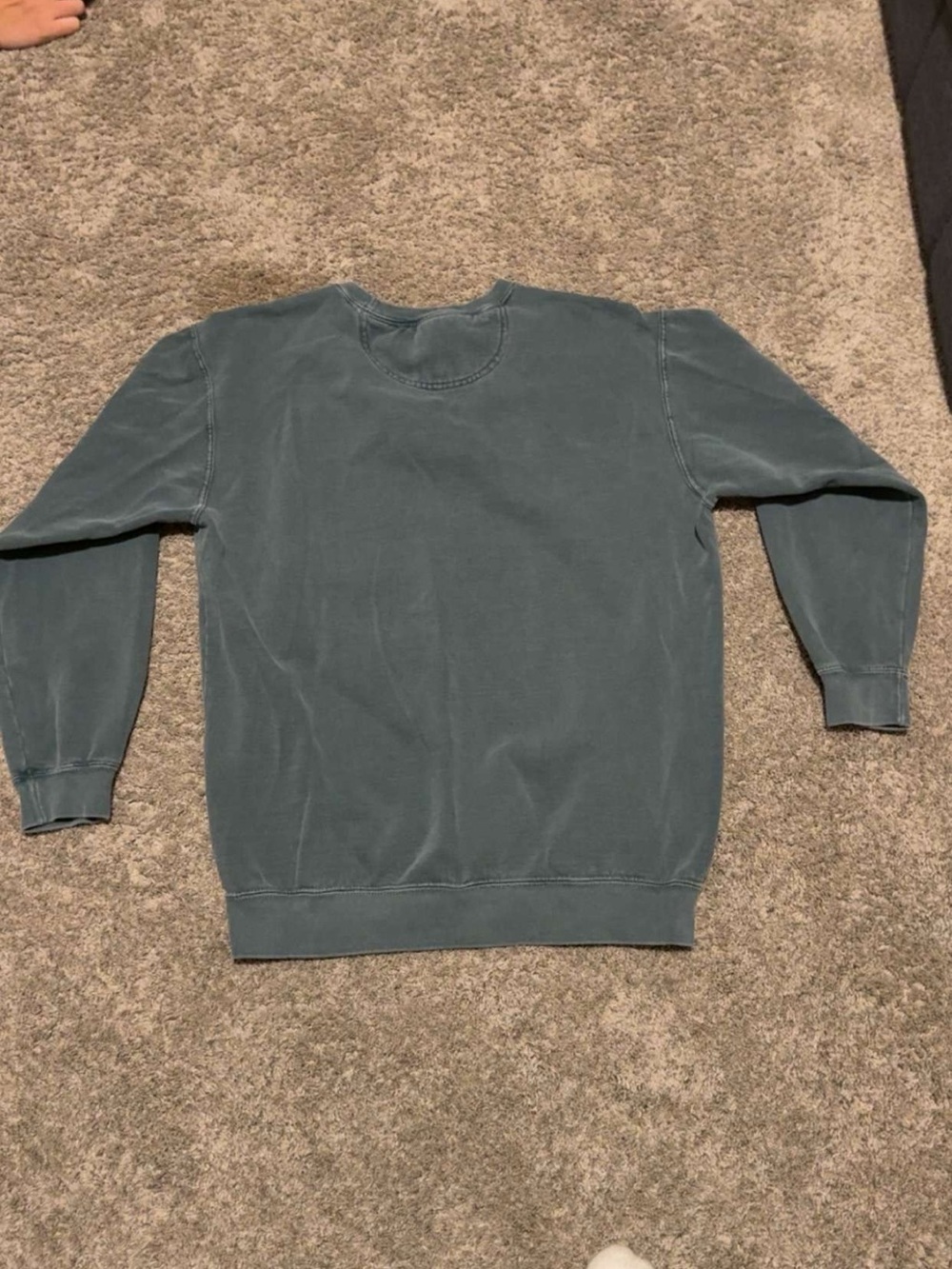 Comfort Colors Men's Crewneck Sweatshirt in Slate Teal